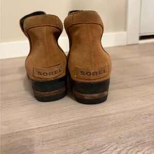 Sorel Tan Heeled Boots